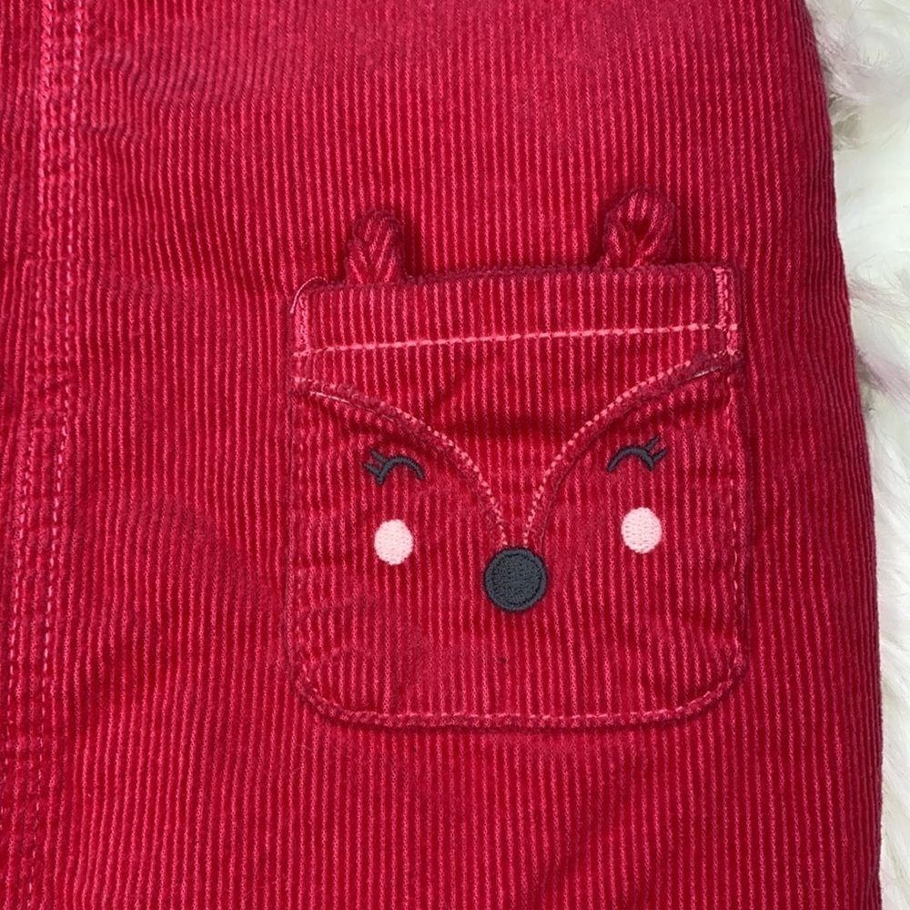 Carter’s Corduroy Overall Dress W Floral Top 24M - Picture 3 of 7